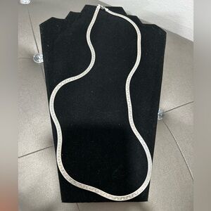 SALE!!  MILOR ITALY 925 ITALIAN STERLING SILVER UNIQUE HERRINGBONE 30”CHAIN